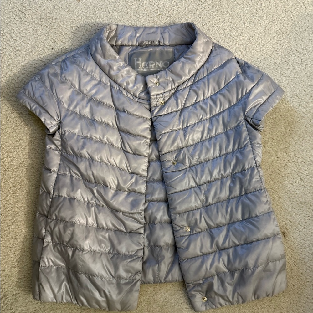 Herno Gray Quilted Jacket size 40